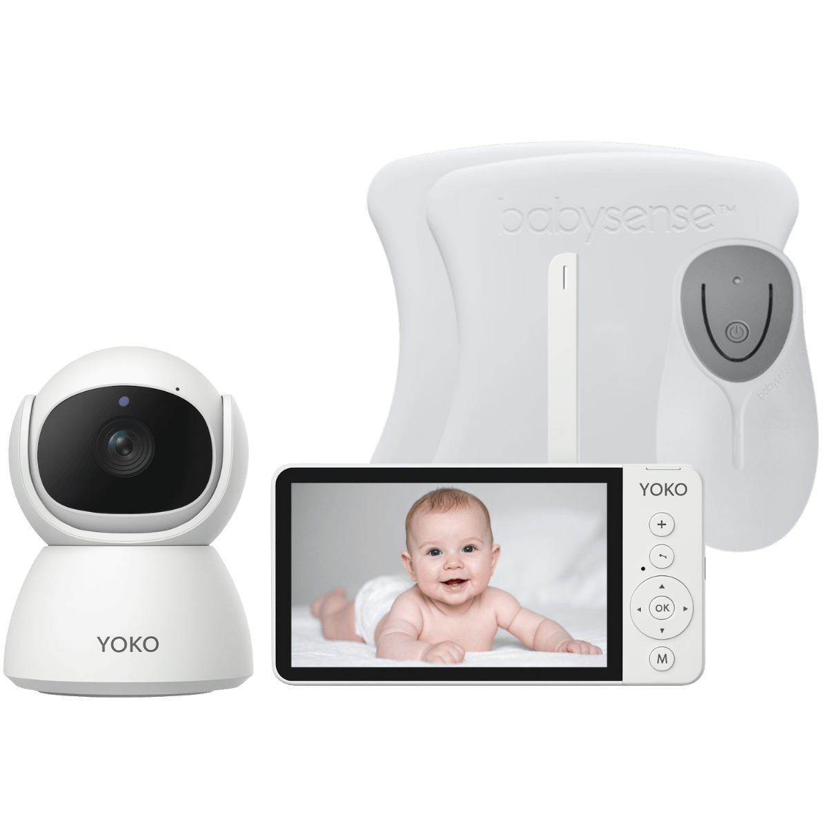 YOKO DREAM Strażnik oddechu: Niania YOKO X5 + Monitor oddechu Babysense 8 nowej generacji (Wyrób medyczny) ML_18