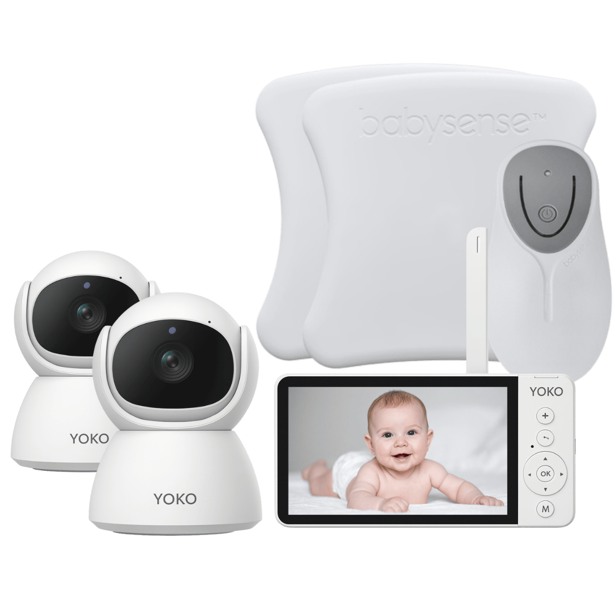 YOKO DREAM Strażnik oddechu: Elektroniczna niania YOKO X5™DUO + Monitor oddechu Babysense 8 nowej generacji (Wyrób medyczny) ML_22