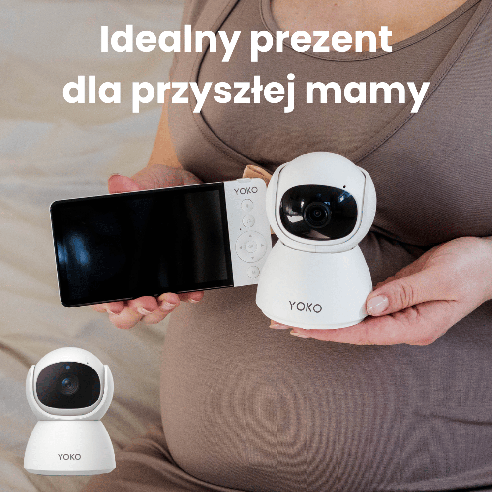 Elektroniczna niania YOKO X5™DUO z dużym 5" ekranem HD i dwiema kamerami yokoduo1
