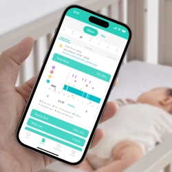 Inteligentna niania CuboAi  z czujnikiem ruchu SLEEP SENSOR PAD