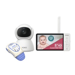 YOKO DREAM Strażnik oddechu: Niania YOKO X5 + Monitor oddechu SNUZA HERO MD (wyrób medyczny)