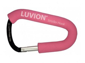Uchwyt do torby na wózek LUVION STROLLER HOOK - Pink