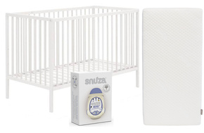 Łóżeczko dla niemowląt Natulino 120 x 60 z materacem DREAM Coco + SNUZA® HERO MD (Wyrób medyczny)