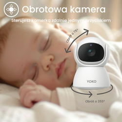 YOKO DREAM Strażnik oddechu: Niania YOKO X5 + Monitor oddechu Babysense 8 nowej generacji (Wyrób medyczny)