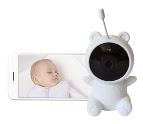 NOOM Elektroniczna niania Wi-Fi na telefon z funkcją usypiania i lampką nocną  PRODUKT OUTLETOWY!