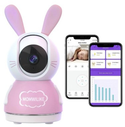MOMWILIKE - bezprzewodowy laktator z aplikacją na telefon + Inteligentna niania MOMWILIKE A.I
