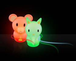 Nocna lampka przytulanka LUVION - myszka