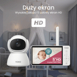YOKO DREAM Strażnik oddechu: Niania YOKO X5 + Monitor oddechu SNUZA HERO MD (wyrób medyczny)