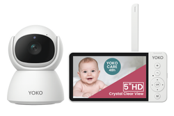 YOKO DREAM Strażnik oddechu: Niania YOKO X5 + Monitor oddechu Babysense 8 nowej generacji (Wyrób medyczny)