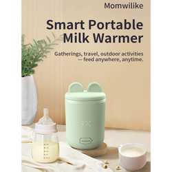 MOMWILIKE Milk Warmer - przenośny podgrzewacz do mleka sterowany aplikacją + Inteligentna niania MOMWILIKE A.I