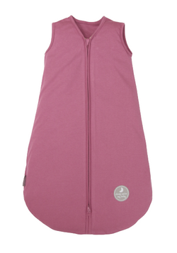 Śpiworek do spania dla niemowląt | NATULINO® NATURALS | ciemnoróżowy | 21-24°C | 2-warstwowy, nieocieplony