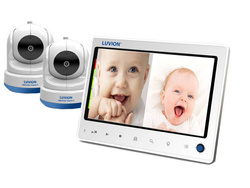 LUVION®  PRESTIGE TOUCH 3  - elektroniczna niania z 2 kamerami i dużym monitorem 7"