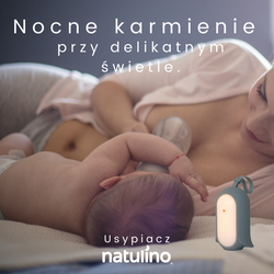 Usypiacz NATULINO z nocną lampką i czujnikiem płaczu 3w1  