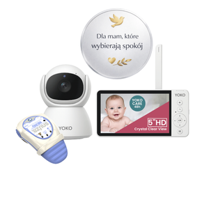 Elektroniczna niania YOKO X5 + Monitor oddechu SNUZA HERO MD (wyrób medyczny)