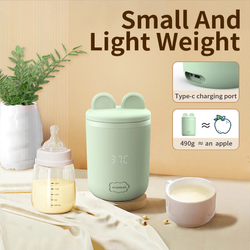 MOMWILIKE Milk Warmer - przenośny podgrzewacz do mleka sterowany aplikacją + Inteligentna niania MOMWILIKE A.I