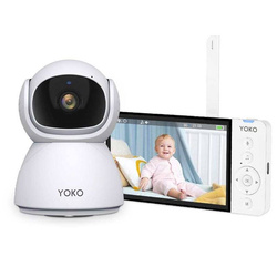 Niania YOKO X5 CONNECT 2w1 z dużym 5" ekranem HD i nianią Wi-Fi na telefon