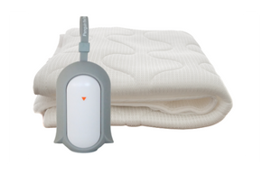 USYPIACZ NATULINO z czujnikiem płaczu i nocną lampką w zestawie z 100% oddychającym pokrowcem na materac Natulino PureAIR