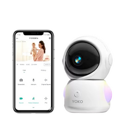 Niania YOKO X5 CONNECT 2w1 z dużym 5" ekranem HD i nianią Wi-Fi na telefon
