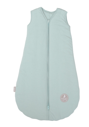 Śpiworek do spania dla niemowląt | NATULINO® NATURALS | seledynowy |100% organic cotton GOTS | 16-20°C | 3-warstwowy, ocieplany