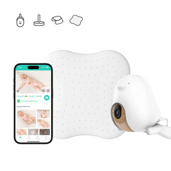 Inteligentna niania CuboAi  z czujnikiem ruchu SLEEP SENSOR PAD