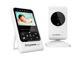 BABYSENSE V24R - elektroniczna niania z monitorem 2,4" i kamerką z nocnym światełkiem