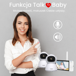 Elektroniczna niania YOKO X5™DUO + monitor oddechu Babysense 7 (Wyrób medyczny)