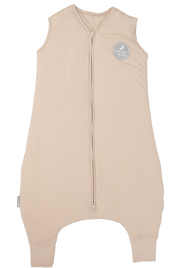 Śpiworek do spania z nogawkami | NATULINO® NATURALS LITTLE WALKERS | beżowy | 21-24°C | 2-warstwowy, nieocieplony