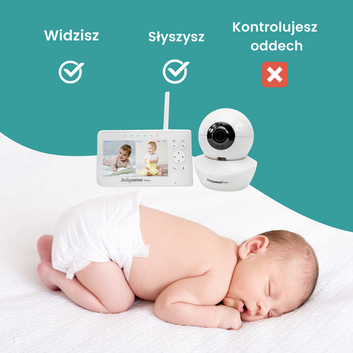 BABYSENSE V43 - elektroniczna niania z kamerą i monitorem 4,3" Limited Edition